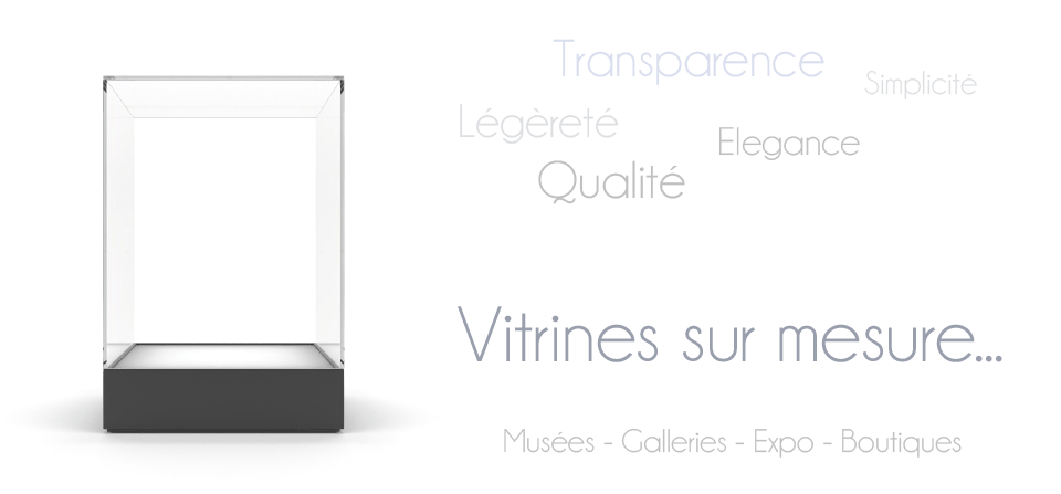 Vitrine cloche plexi