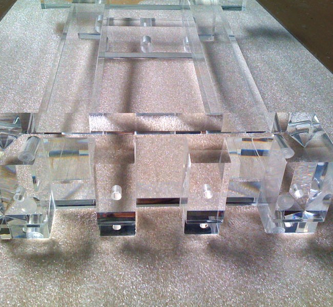 Fabrication Piano Plexiglas